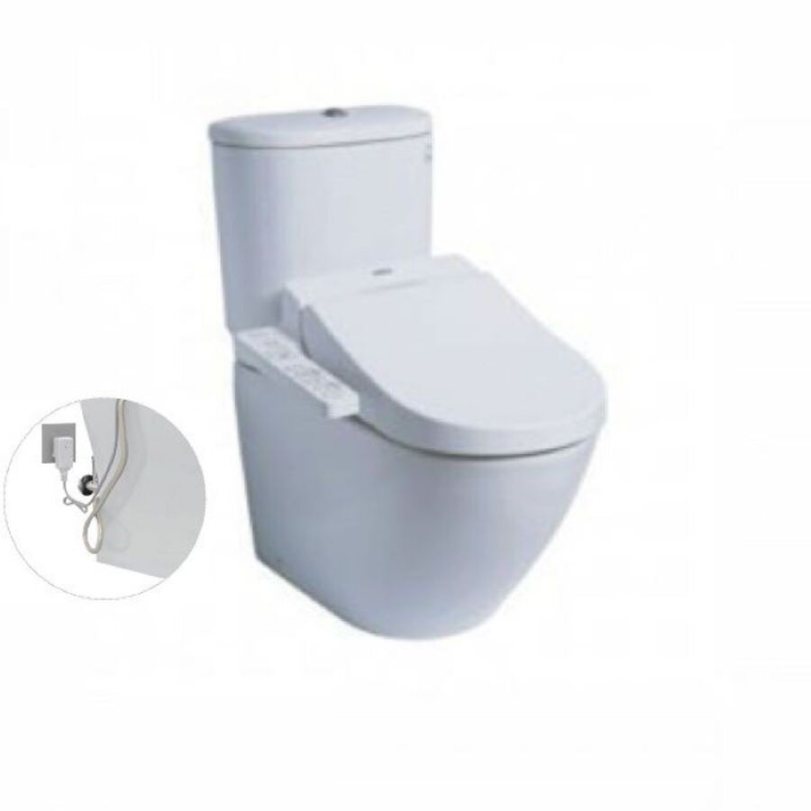 Bàn cầu kèm nắp rửa điện tử WASHLET CS761PDW8