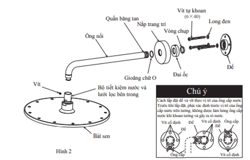 Hướng dẫn cách lắp bát sen chi tiết