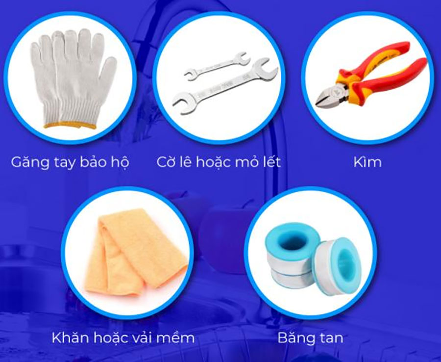 Các dụng cụ cần thiết trước khi lắp bồn cầu thông minh