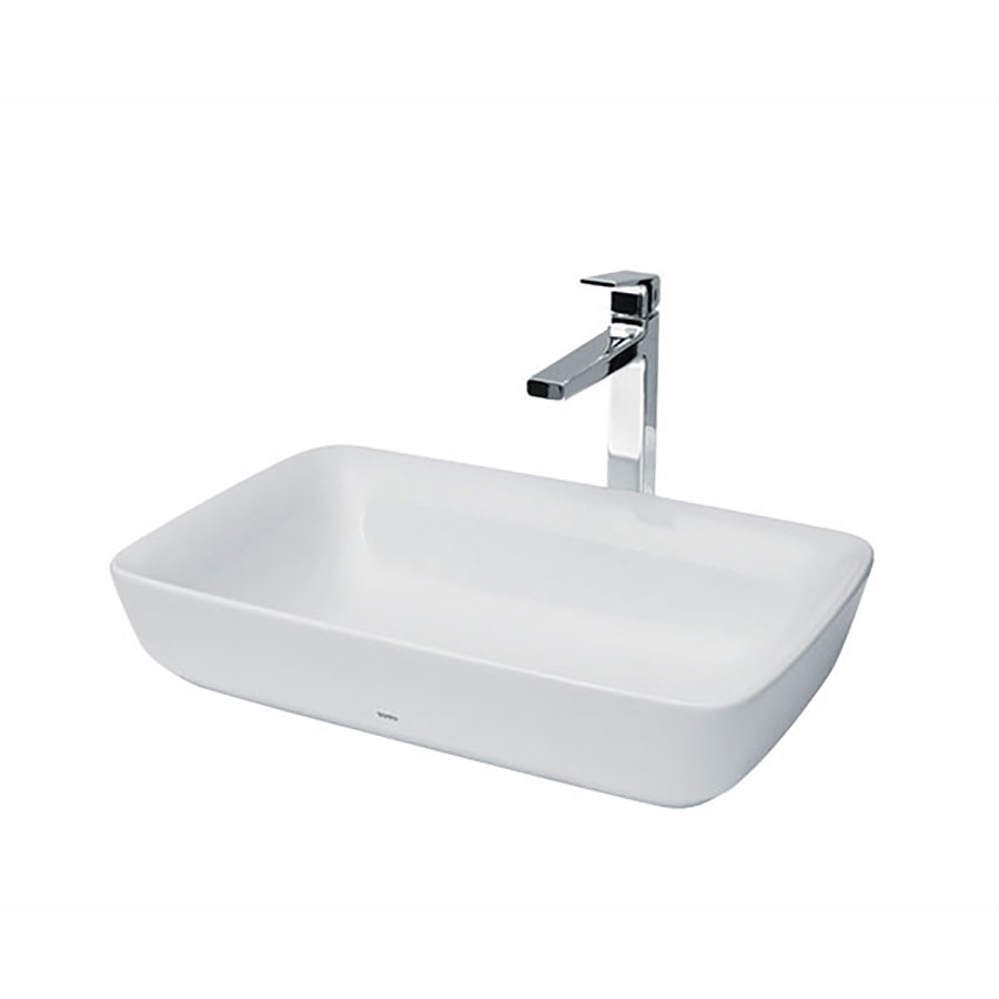 báo giá lavabo đặt bàn cẩm thạch nhân tạo cao cấp PJS06WE#MW