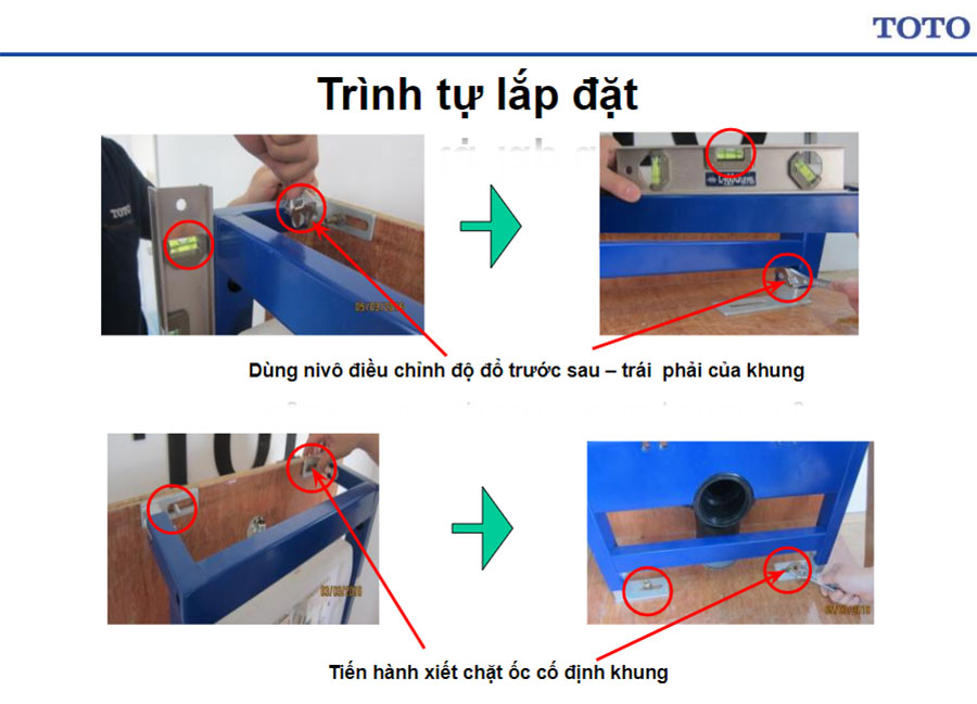 cách lắp đặt bồn cầu treo tường