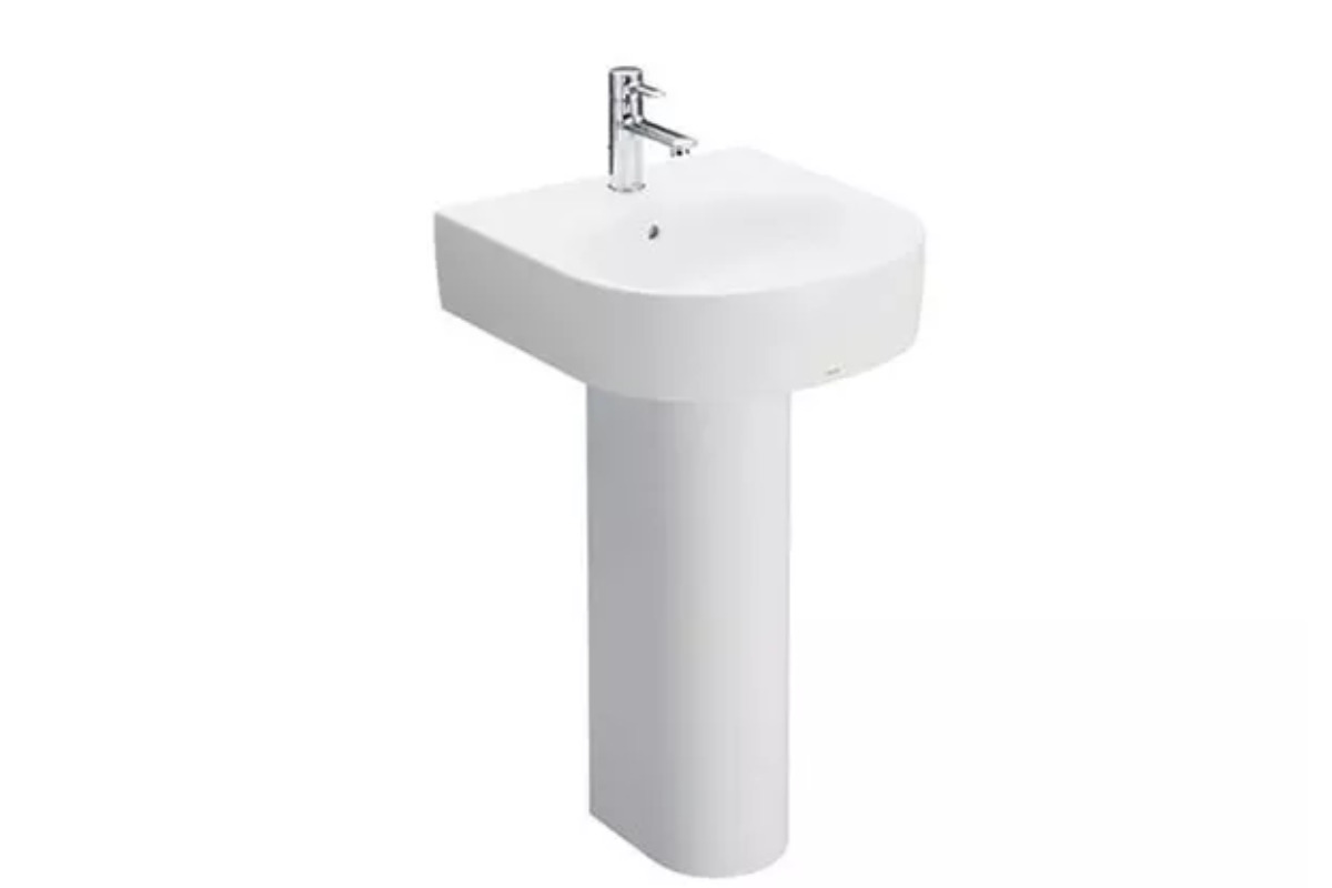 Lavabo chân đứng dễ dàng lắp đặt và bảo trì